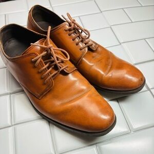 Cole Haan Copley Plain Derby Oxford Leather 11‎ M C13139 British Tan